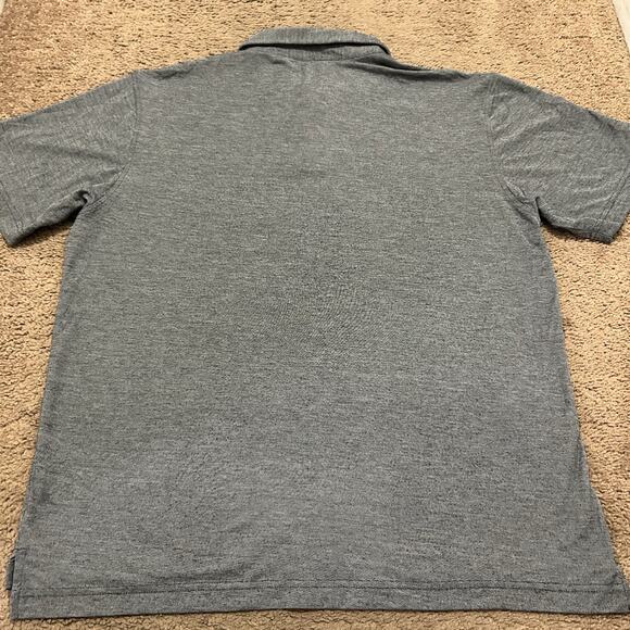 University of Texas UT Forty Acres Longhorns Gray Heather Golf Polo Men’s L - Picture 6 of 6